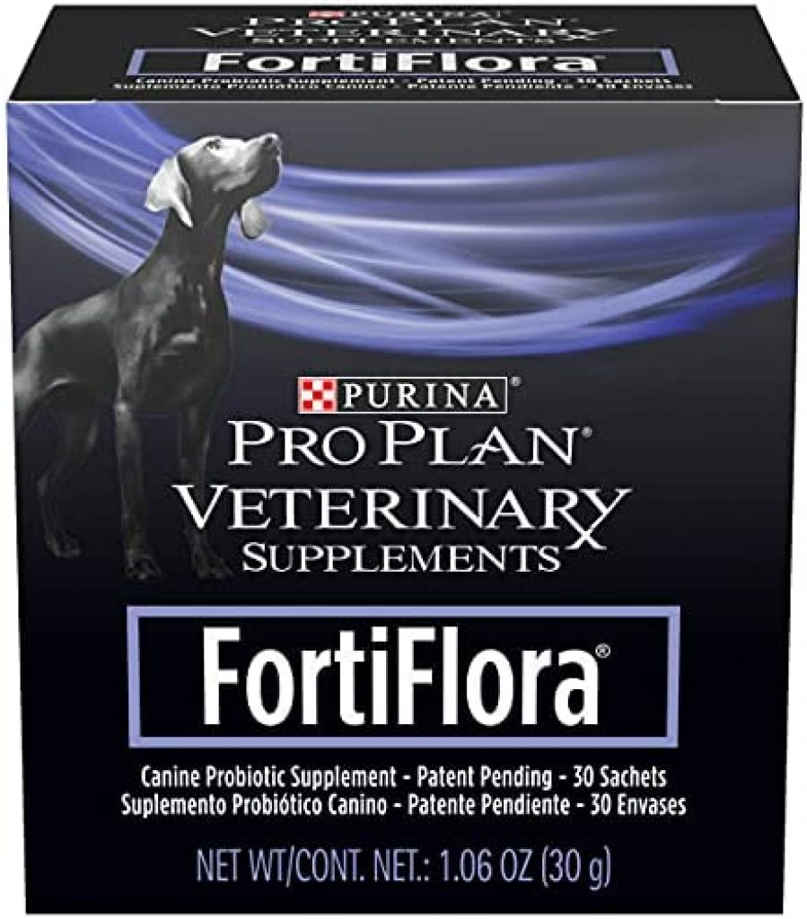Purina FortiFlora Probiotics for Dogs, Pro Plan Veterinary Supplements Powder or Chewable Probiotic Dog Supplement